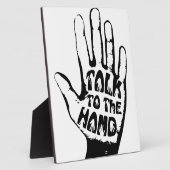 手で話す フォトプラーク (側面)