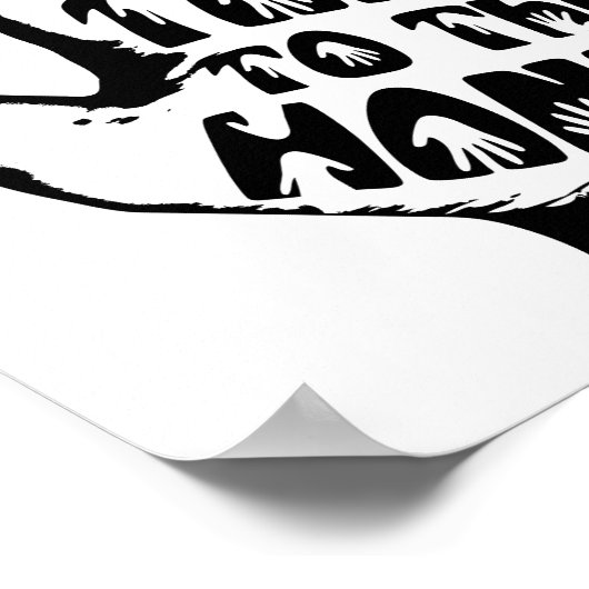 手で話す ポスター (角)