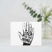 手で話す ポストカード (スタンド正面)