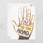 手で話す ポストカード (正面/裏面)