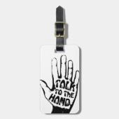 手で話す ラゲッジタグ (正面縦)