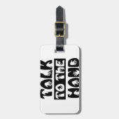 手で話す ラゲッジタグ (正面縦)