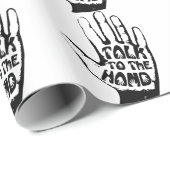 手で話す ラッピングペーパー (ロールコーナー)