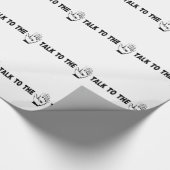 手で話す ラッピングペーパー (角)