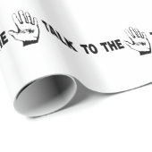 手で話す ラッピングペーパー (ロールコーナー)