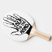 手で話す 卓球ラケット (横)
