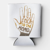 手で話す 缶クーラー (正面)