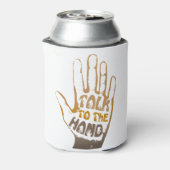 手で話す 缶クーラー (缶裏面)