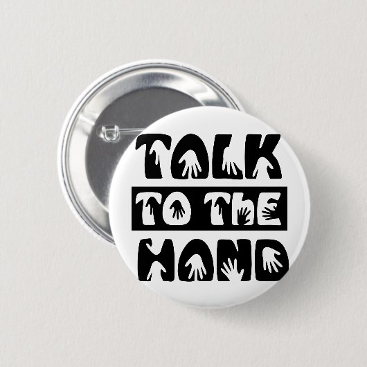 手で話す 缶バッジ (正面&裏面)