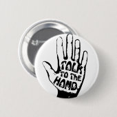 手で話す 缶バッジ (正面&裏面)