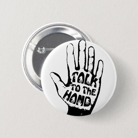 手で話す 缶バッジ (正面&裏面)