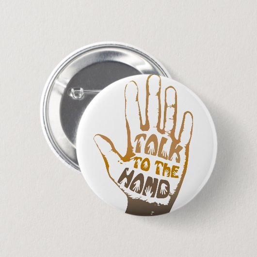 手で話す 缶バッジ (正面&裏面)