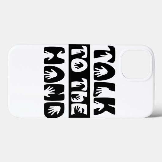 手で話す Case-Mate iPhoneケース (裏面 (横))