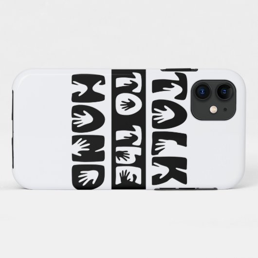 手で話す Case-Mate iPhoneケース (裏面(横))