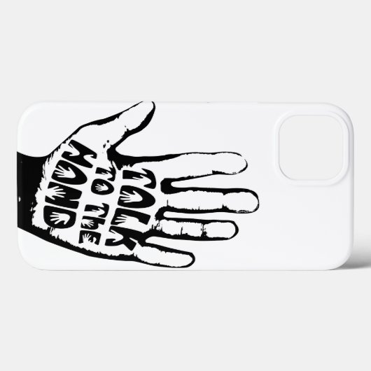 手で話す Case-Mate iPhoneケース (裏面 (横))