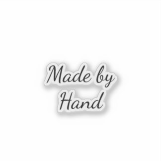 手で透明にカスタマイズ可能 シール