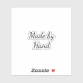 手で透明にカスタマイズ可能 シール (シート)