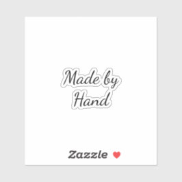 手で透明にカスタマイズ可能 シール