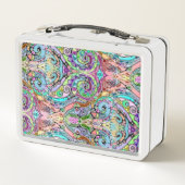 手とデジタル絵を描パターン10 メタルランチボックス (裏面)