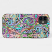 手とデジタル絵を描パターン10 Case-Mate iPhoneケース (裏面(横))