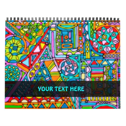 手とデジタル絵を描パターン53 カレンダー (カバー)