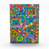 手とデジタル絵を描パターン53 フォトブロック (正面)
