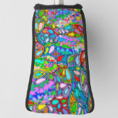 手とデジタル絵を描パターン54 ゴルフヘッドカバー (回転90)