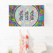 手とデジタル絵を描パターン5 横断幕 (インサイチュ)