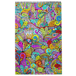 手とデジタル絵を描パターン6 カレンダー