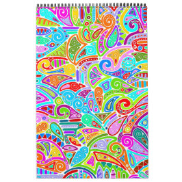 手とデジタル絵を描パターン7 カレンダー