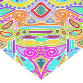 手とデジタル絵を描パターン7 ショートテーブルランナー (コーナー)