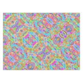 手とデジタル絵を描パターン7 テーブルクロス (正面(横))