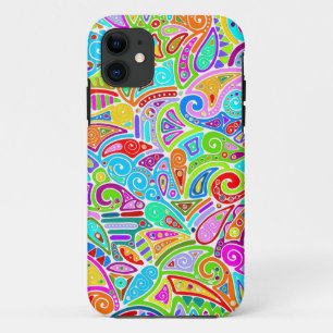 手とデジタル絵を描パターン7 iPhone 11 ケース