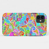 手とデジタル絵を描パターン7 Case-Mate iPhoneケース (裏面(横))