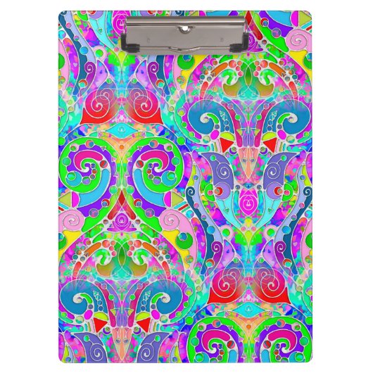 手とデジタル絵を描パターンArt 22 クリップボード (正面)