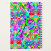 手とデジタル絵を描パターンArt 22 ノートブック (裏面)