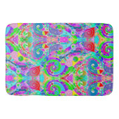 手とデジタル絵を描パターンArt 22 バスマット (正面)