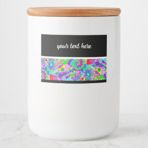 手とデジタル絵を描パターンArt 22 フードラベル