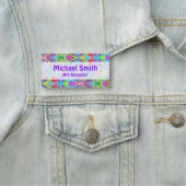 手とデジタル絵を描パターンArt 22 名札 (インサイチュ)