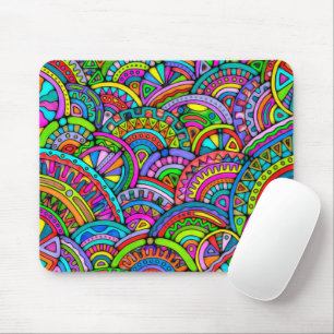 手とデジタル絵を描パターンArt 27 マウスパッド