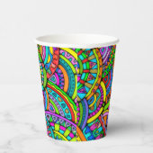 手とデジタル絵を描パターンArt 27 紙コップ (右)