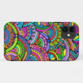 手とデジタル絵を描パターンArt 27 Case-Mate iPhoneケース (裏面(横))