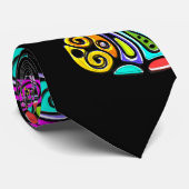 手とデジタル絵を描パターンArt 28 ネクタイ (ロール)