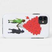 手とハート型のバルーンを保持する子供 Case-Mate iPhoneケース (裏面(横))
