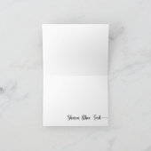 手とハート – 背面を参照… ノートカード (内部)