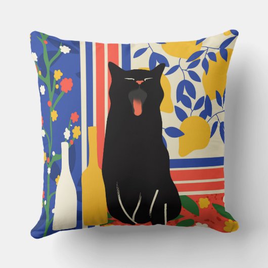 手とパターン クッション (裏面)