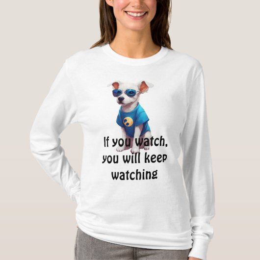 手とプリント:スタイルを犬カスタムで解放 –  Tシャツ (正面)