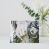 手とリース ポストカード (スタンド正面)