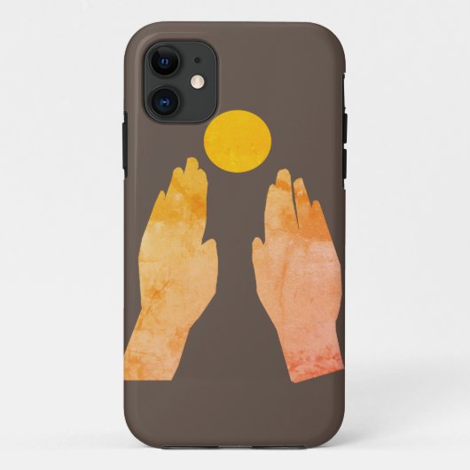 手と太陽 Case-Mate iPhoneケース (裏面)