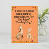 手と感謝してい感謝祭カード シーズンカード (スタンド正面)